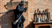 chimney sweeping tools procedure