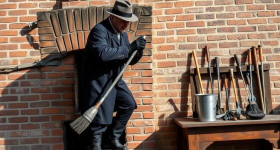chimney sweeping tools procedure