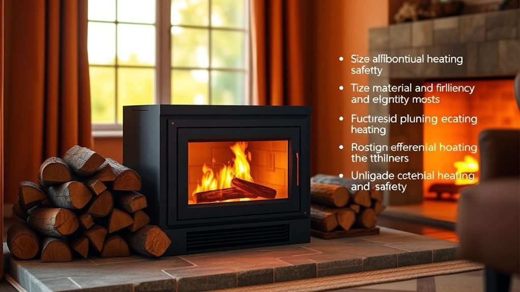 choose efficient safe fireplace inserts