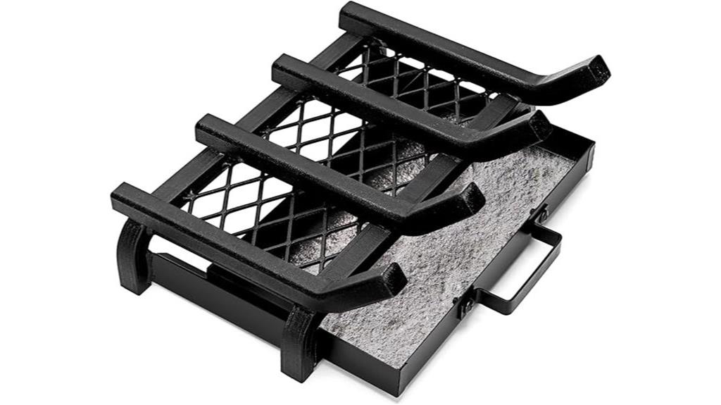 compact 14 inch fireplace grate