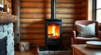compact corner wood stove options