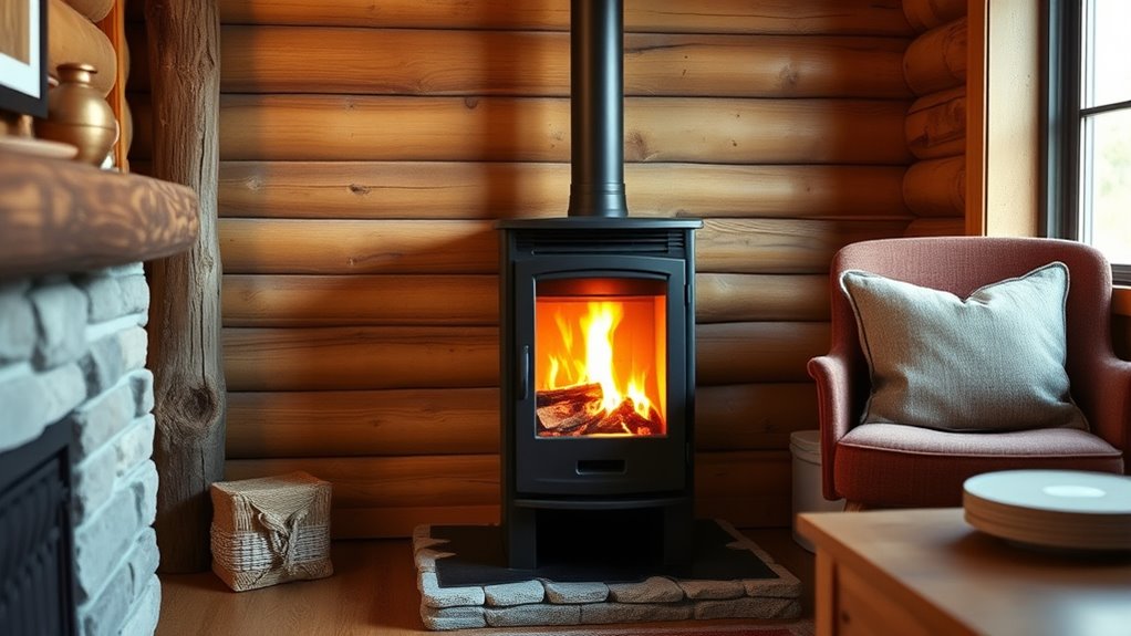 compact corner wood stove options