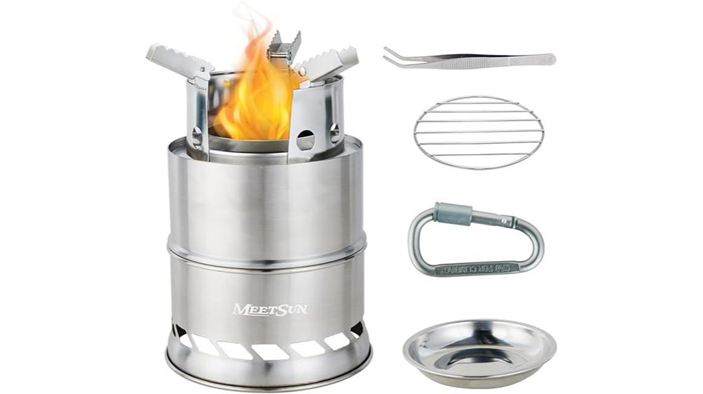 compact portable wood stove