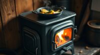 cooking on small stove