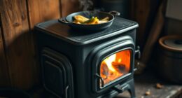 cooking on small stove