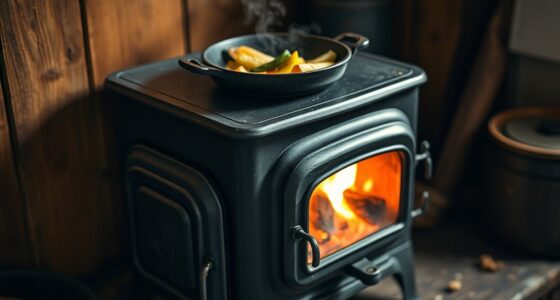 cooking on small stove