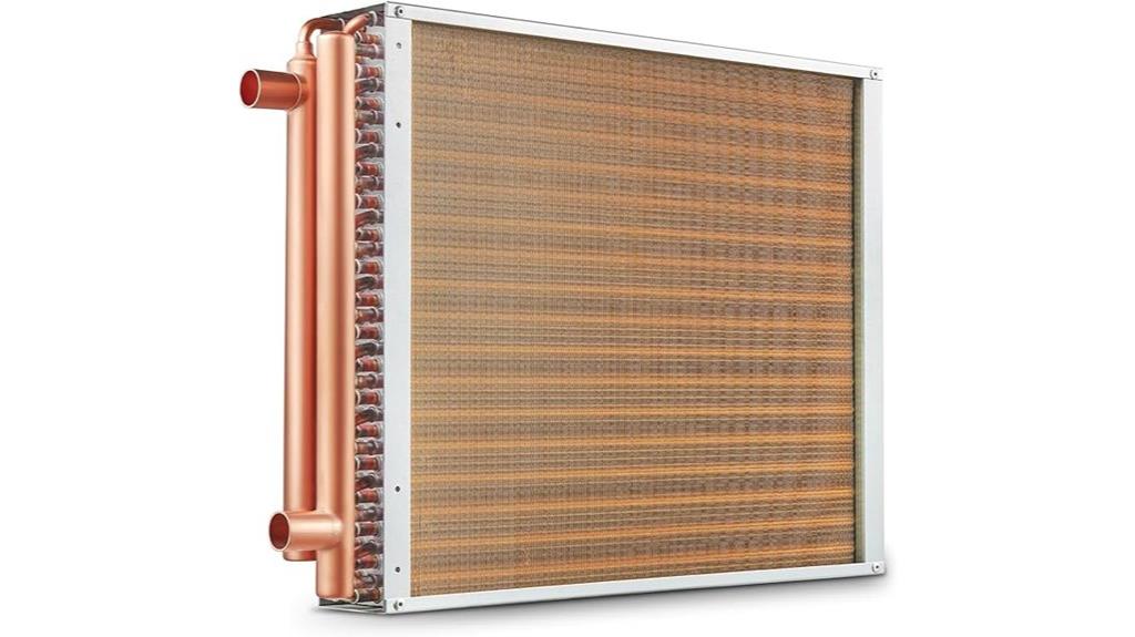 copper ports aluminum fins