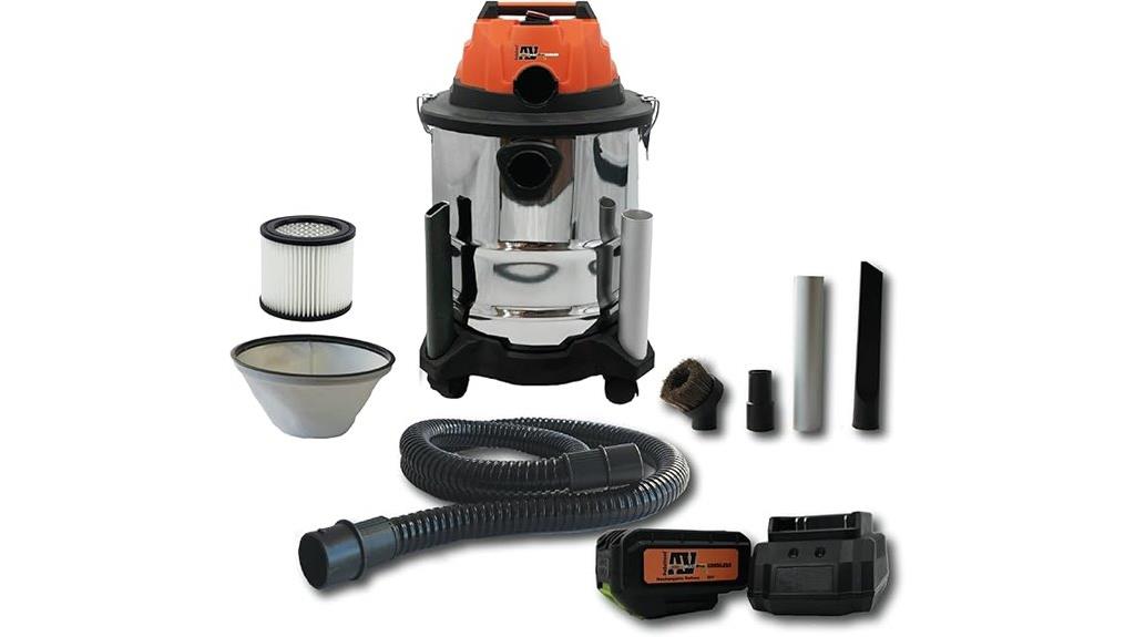 cordless 20v ash vacuum