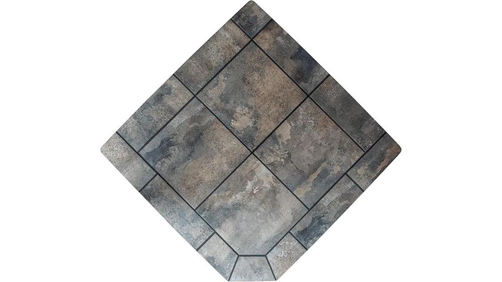 corner hearth pad navajo nero