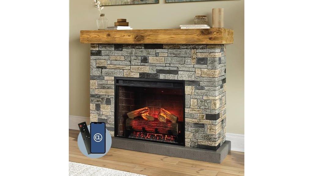 country living fireplace mantel