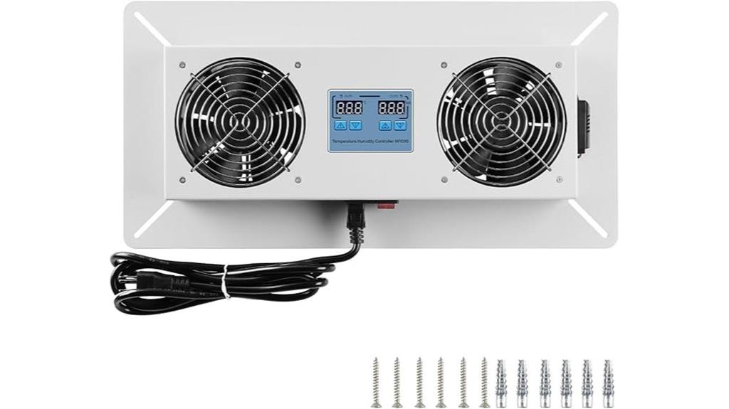 crawlspace fan with controls