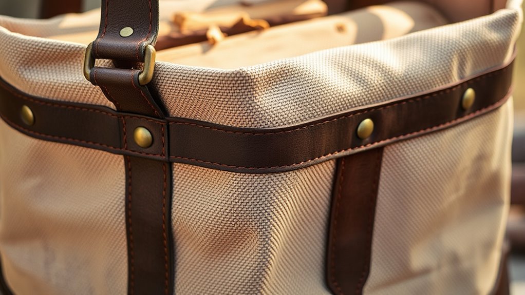 diy canvas firewood carrier