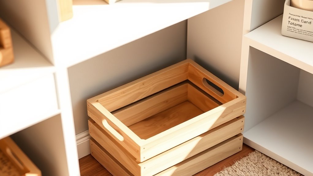 diy compact wood storage
