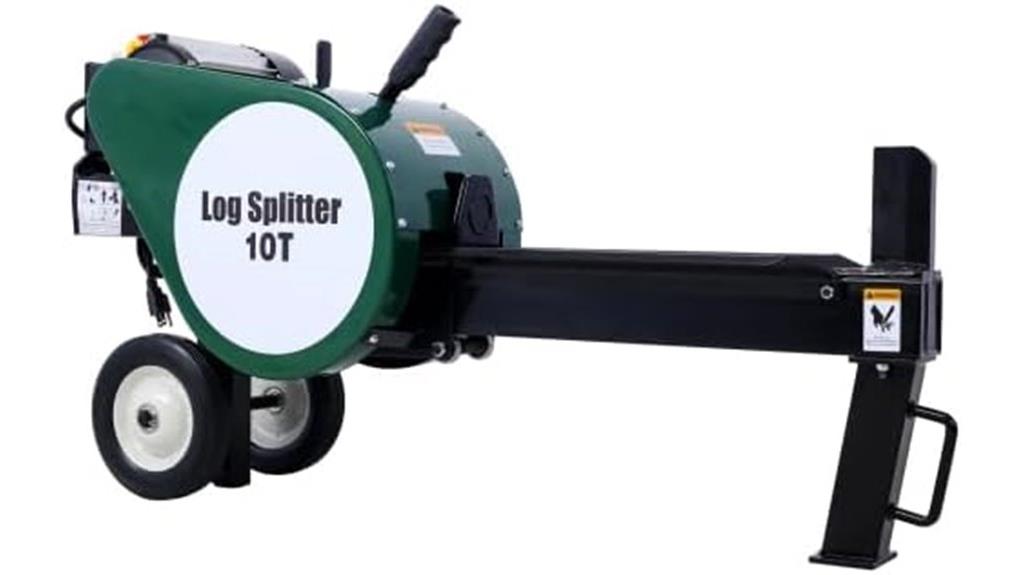 double flywheel log splitter