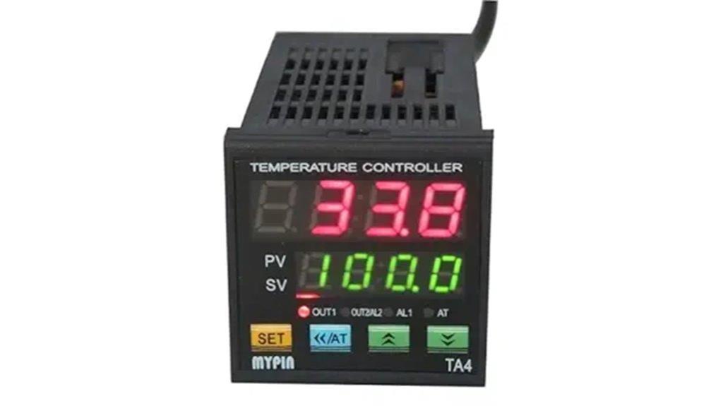 dual display temperature control