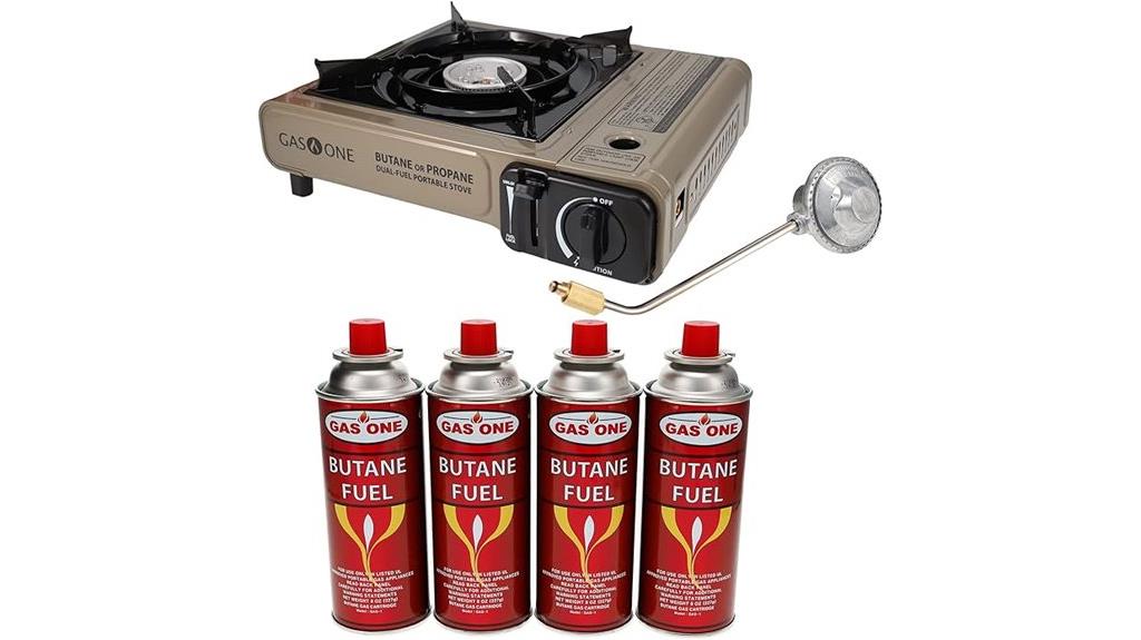 dual fuel portable stove