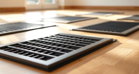 efficient insulated heat grilles