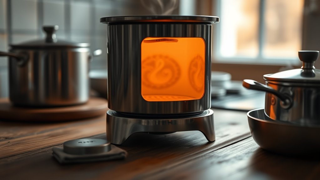 efficient portable catalytic heating