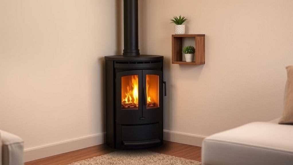 efficient safe corner heating