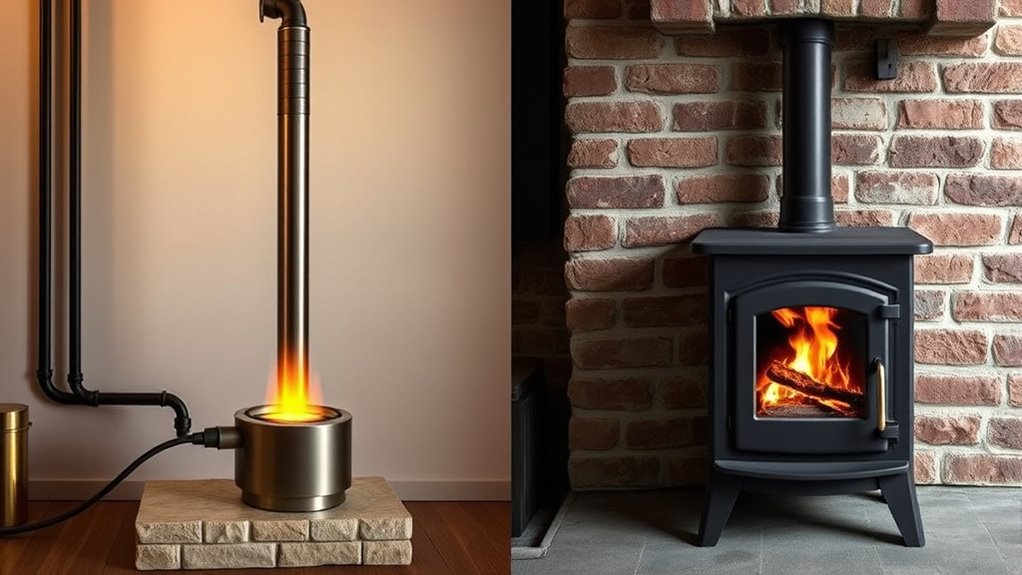 efficient wood heating comparison
