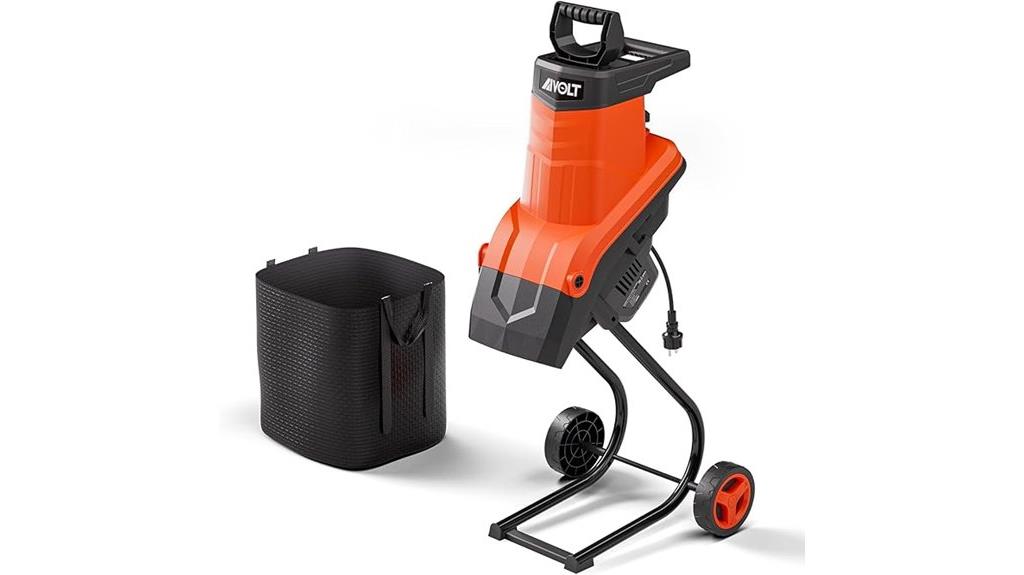 electric 1800w wood shredder