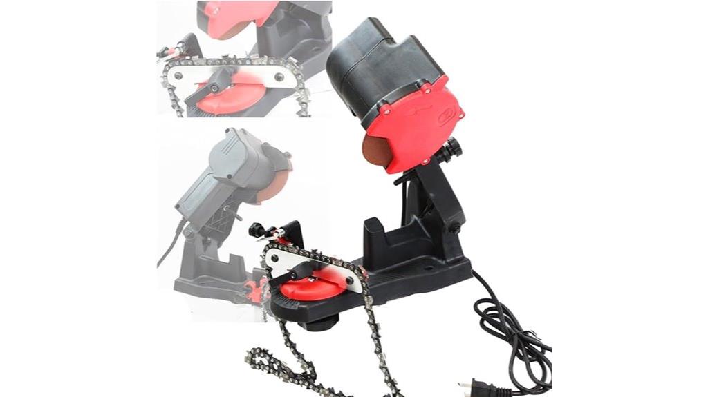 electric chain saw sharpener