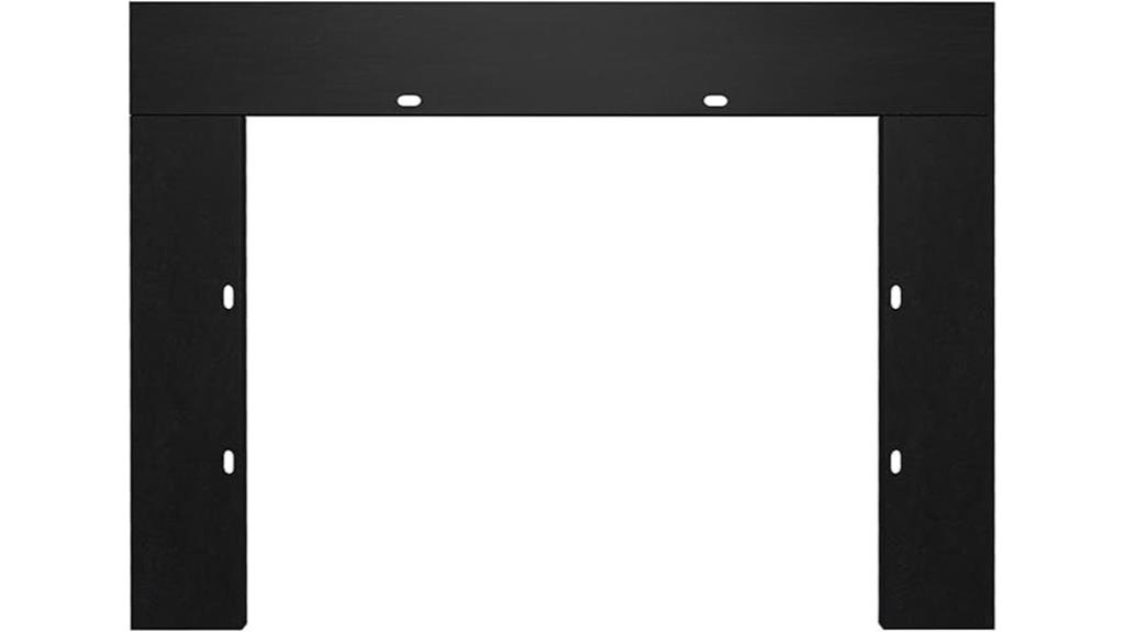 electric fireplace insert trim