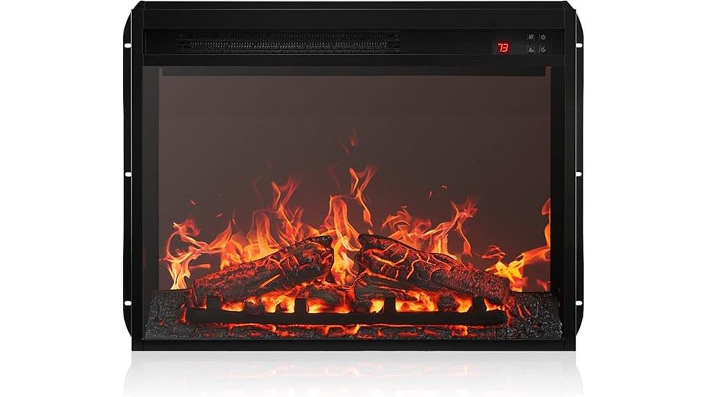 electric fireplace insert with remote