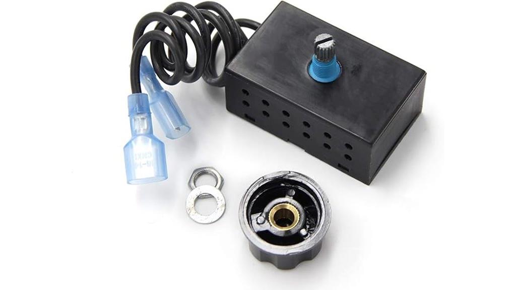 fireplace blower fan control