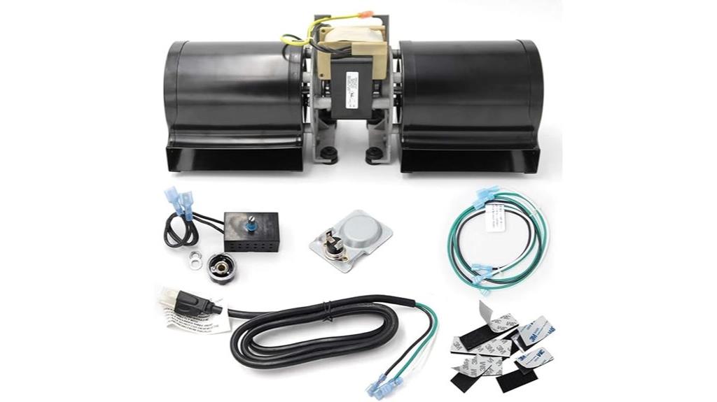 fireplace blower fan kit