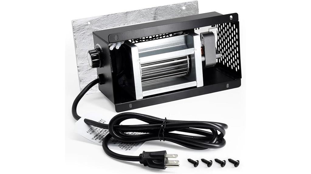 fireplace blower fan kit