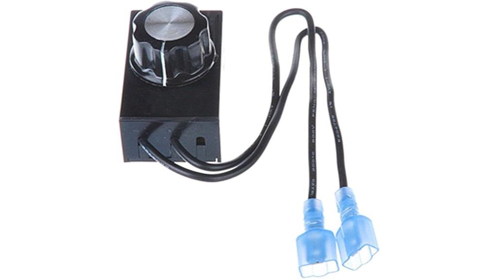 fireplace blower fan switch