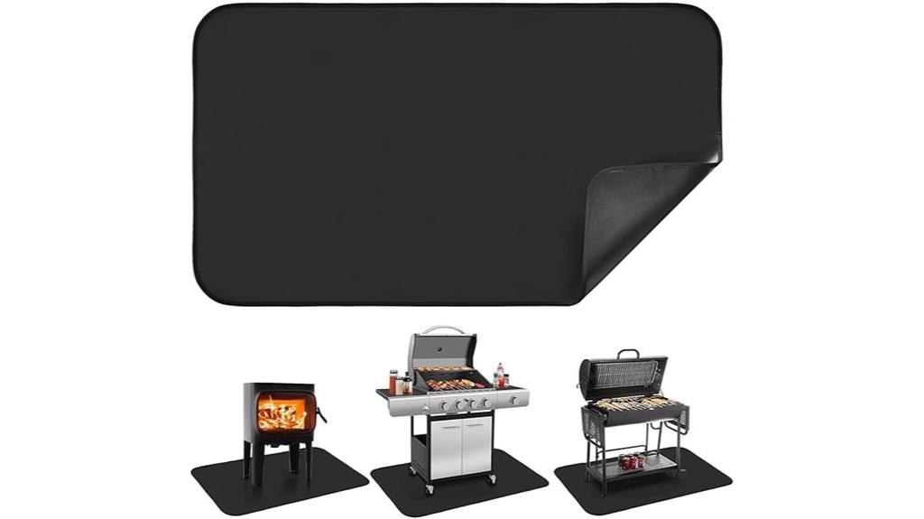 fireproof flame resistant floor protector