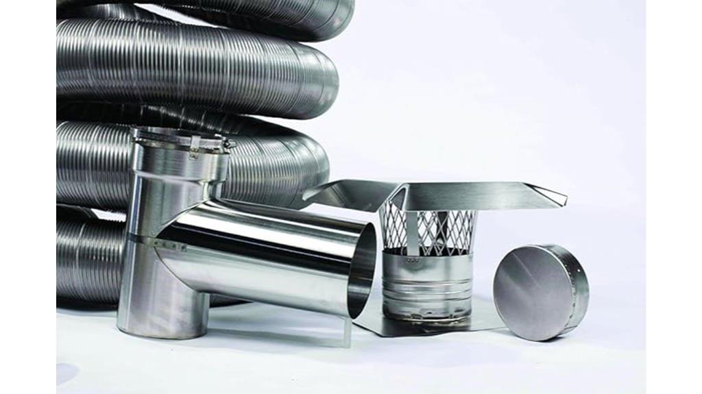 flexible 5 5 inch chimney kit