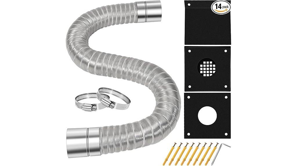 flexible pellet stove vent