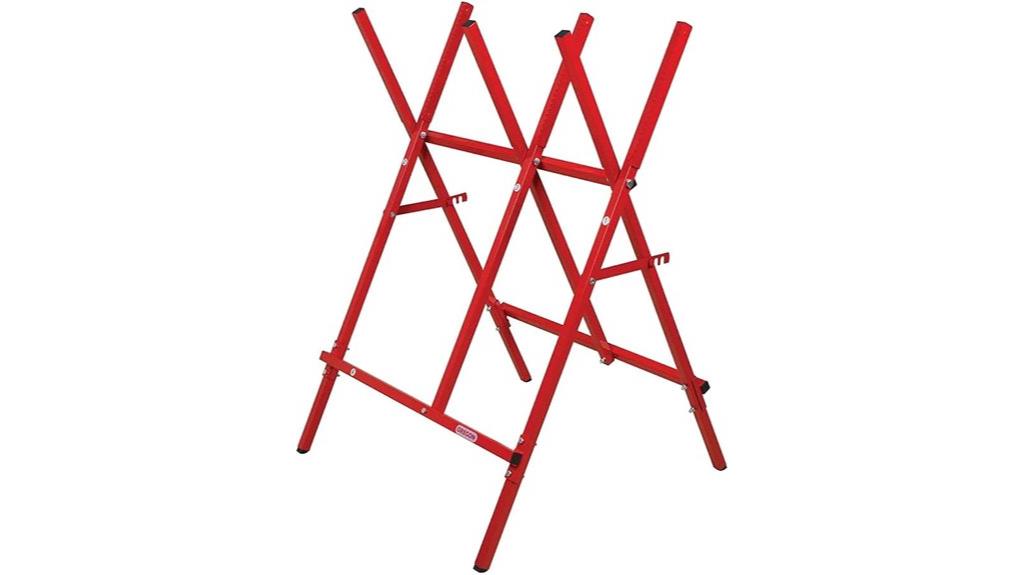 foldable adjustable log saw horse