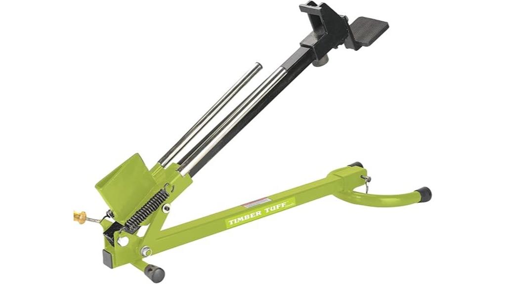 foot operated kindling splitter