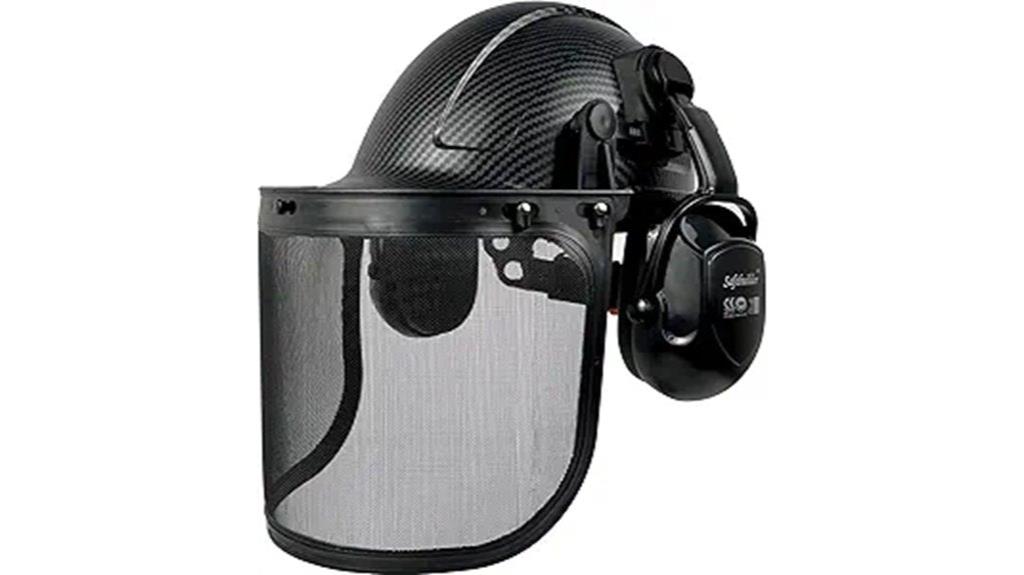 forestry helmet with shields