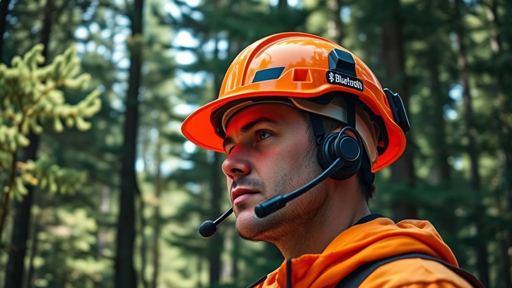forestry helmets with bluetooth