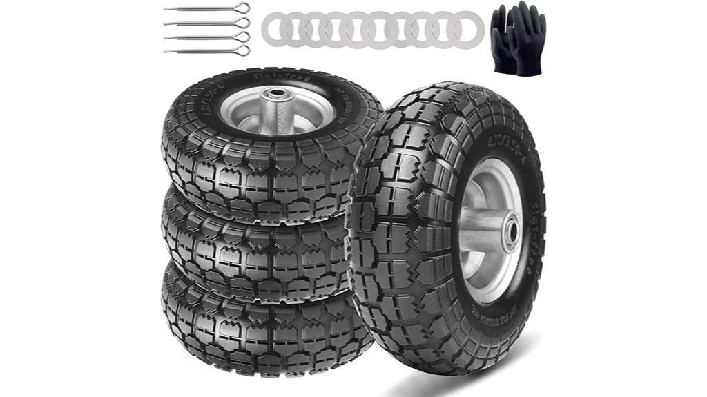 four inch dolly tires