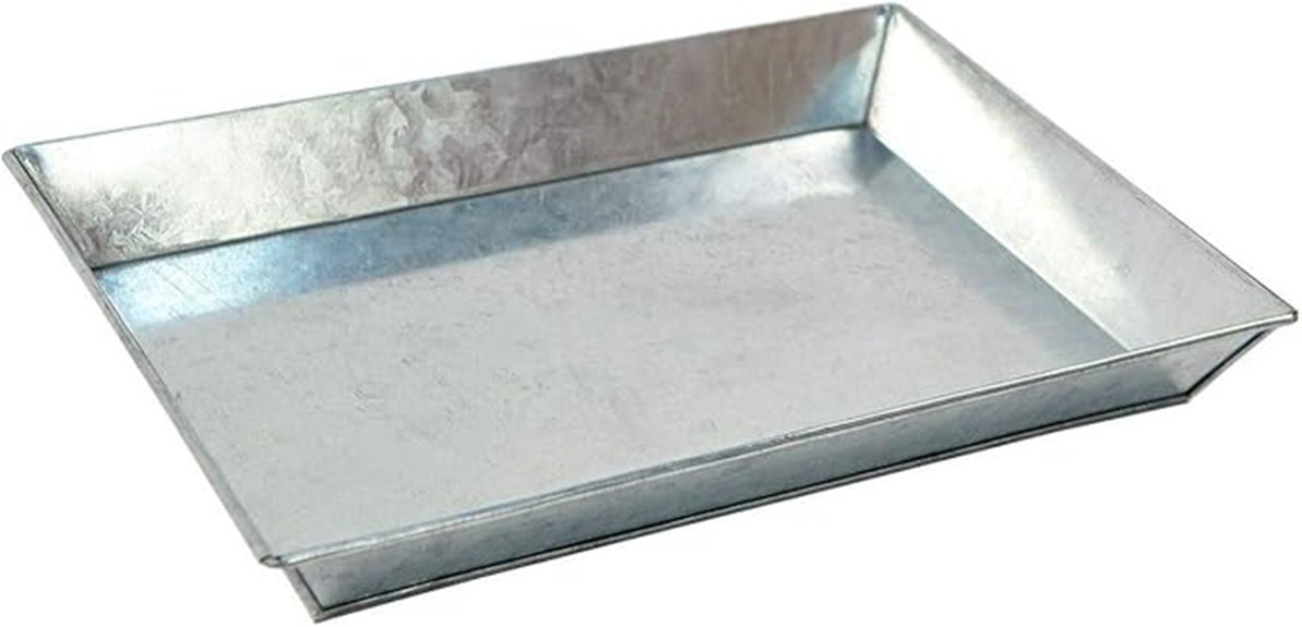 galvanized steel ash pan