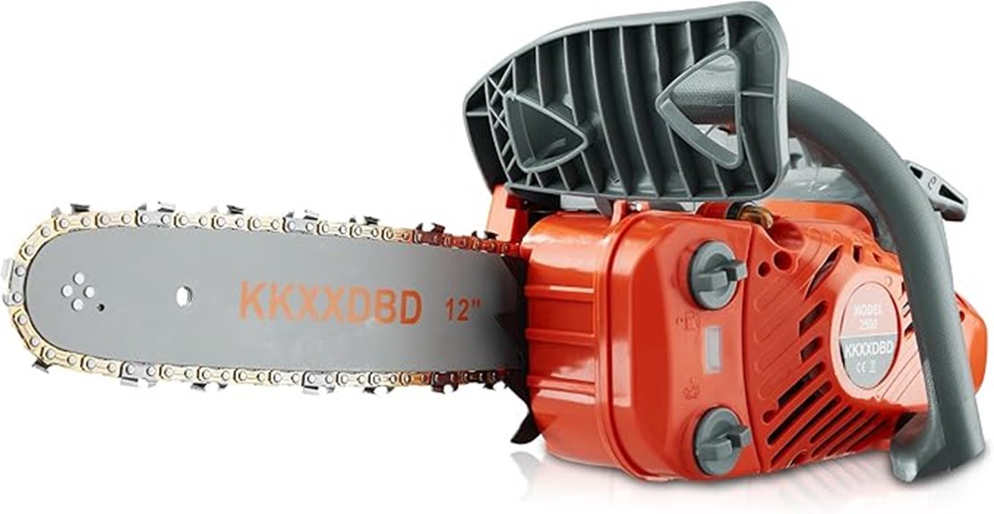 gas powered 12 inch chainsaw