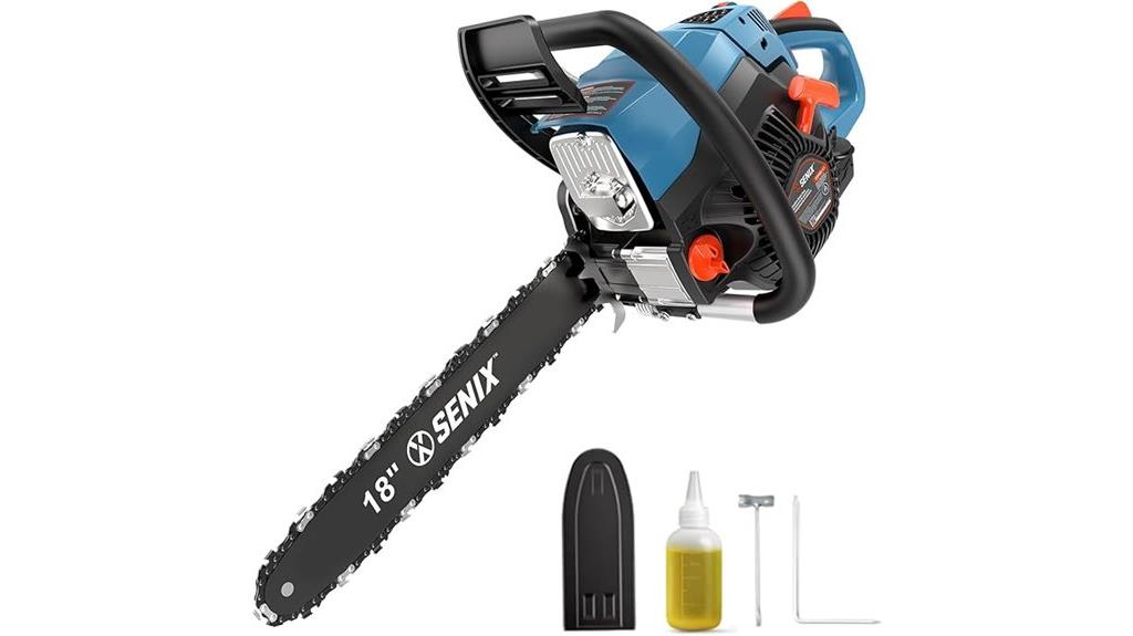 gas powered 18 inch chainsaw