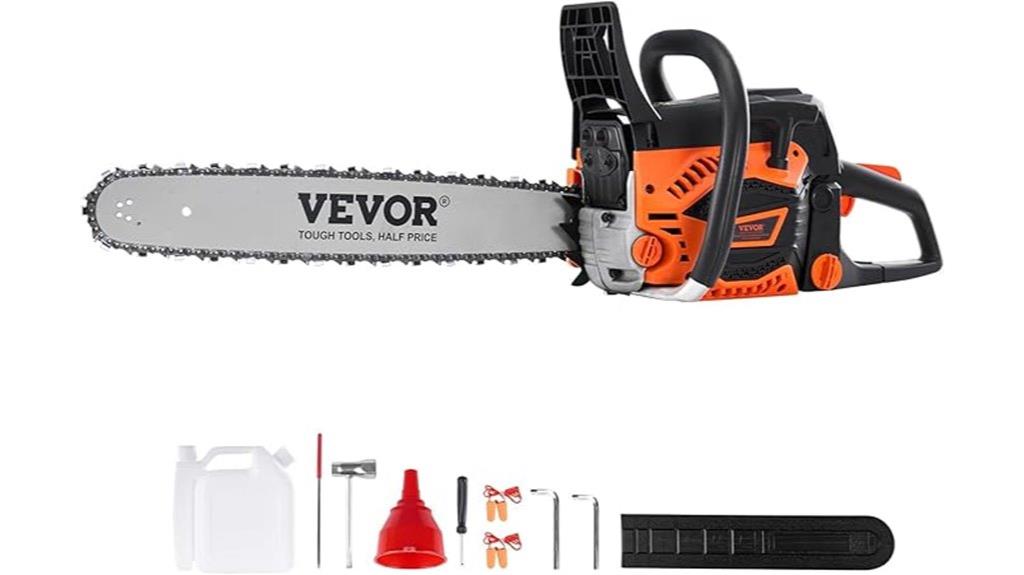 gas powered 20 inch chainsaw