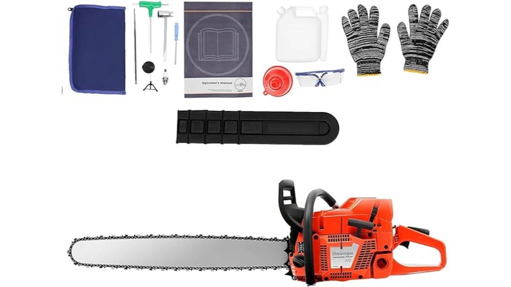 gas powered 28 inch chainsaw