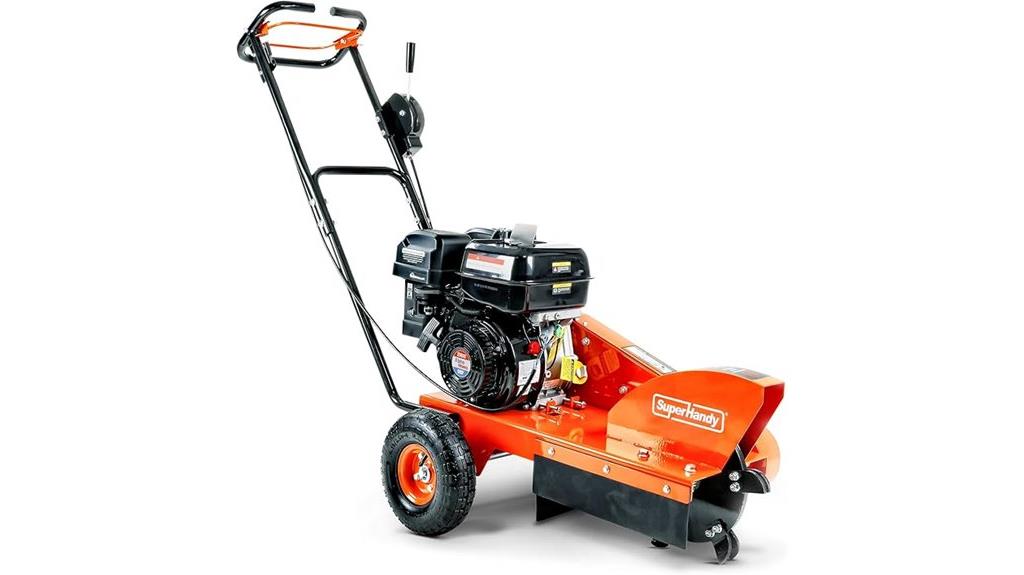 gas powered stump grinder