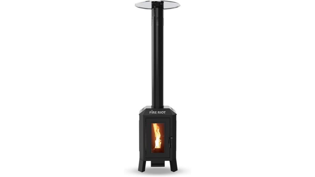 glass window outdoor heater