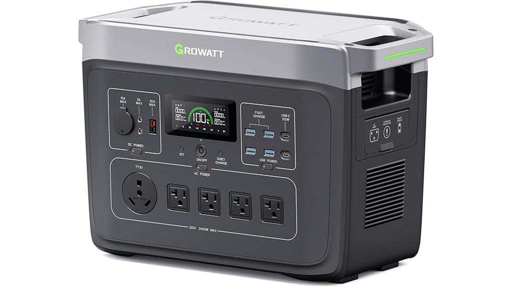 growatt infinity 2000 solar generator