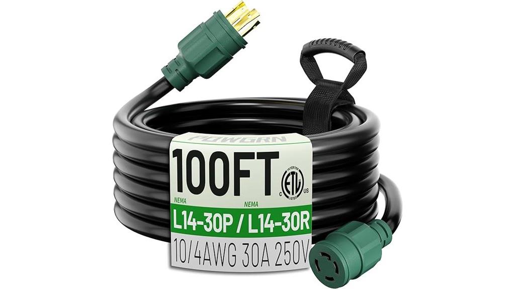 heavy duty 100ft generator cord