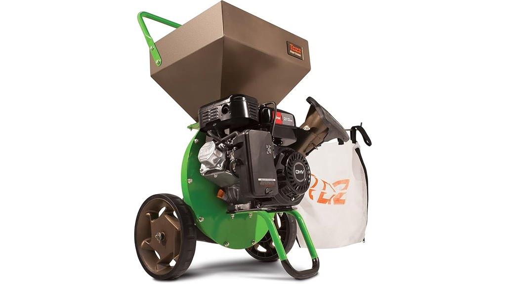 heavy duty 212cc chipper